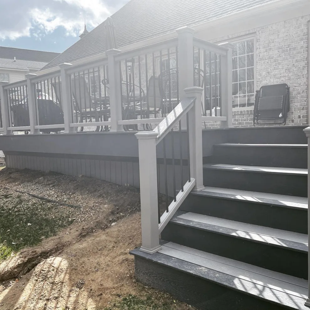 Dual-Tone Cantilevered Trex Deck by Homanvestments LLC & Extreme Custom Construction - Photo 2