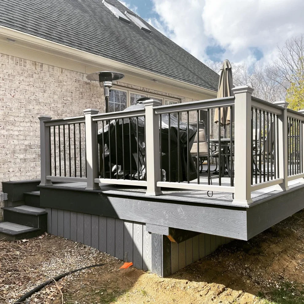 Dual-Tone Cantilevered Trex Deck by Homanvestments LLC & Extreme Custom Construction - Photo 3