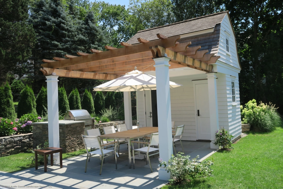 Petite Pool Garden - Westport, CT by Austin Ganim Landscape Design, LLC - Photo 11