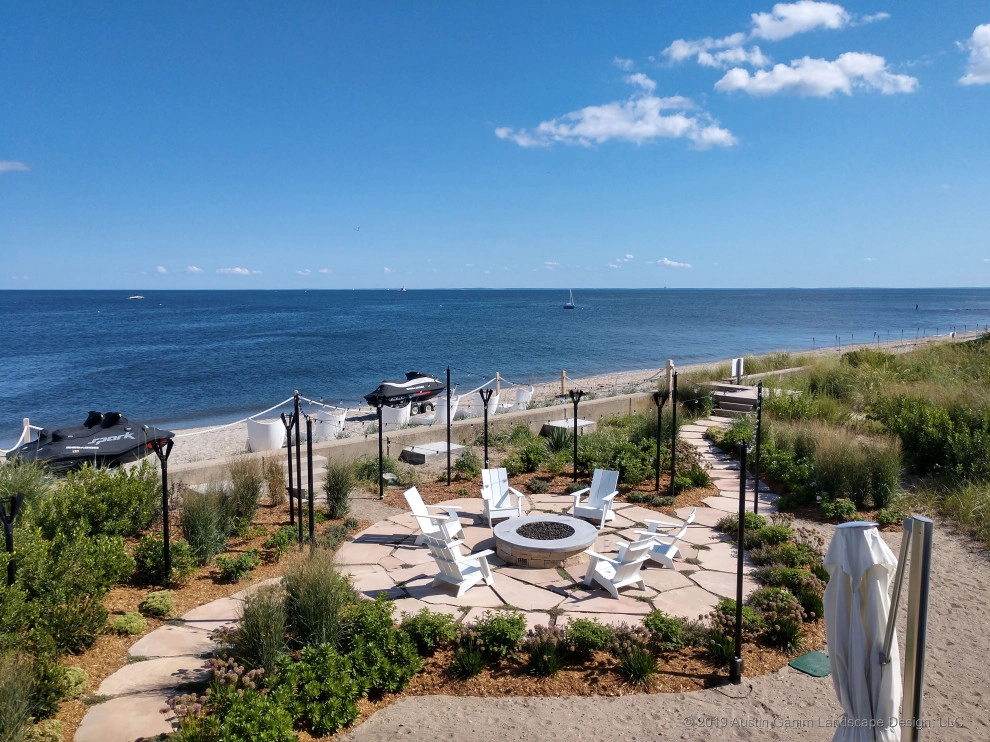Beachside Garden & Firepit by Austin Ganim Landscape Design, LLC - Photo 5
