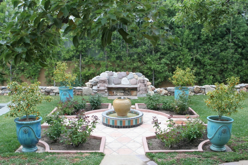 La Canada Spanish Revival by Sacred Space Garden Design Inc - Photo 6