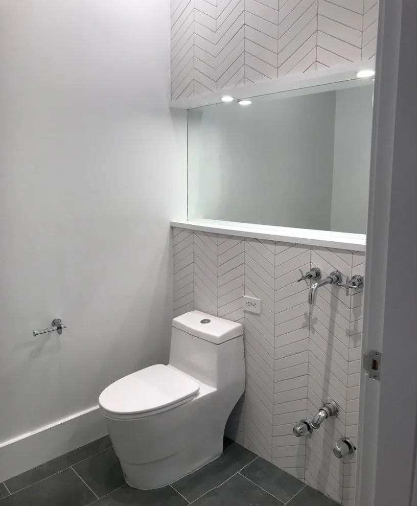 60 Broadway Apartment Renovation: Before and After Fire by Po Design Creation Corp - Photo 22