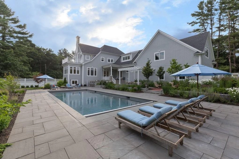 Lynnfield, MA New House Landscape by Sallie Hill Design, Landscape Architect - Photo 4