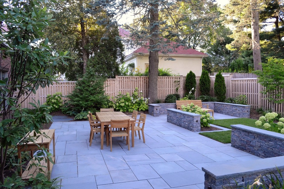 Newton, MA -Landscape Renovation by Sallie Hill Design, Landscape Architect - Photo 5