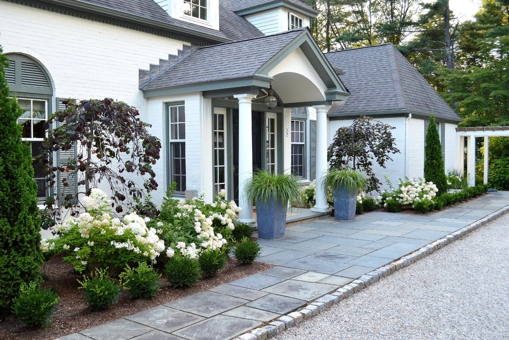 Concord, MA - Front Courtyard Renovation, by Sallie Hill Design, Landscape Architect - Photo 2
