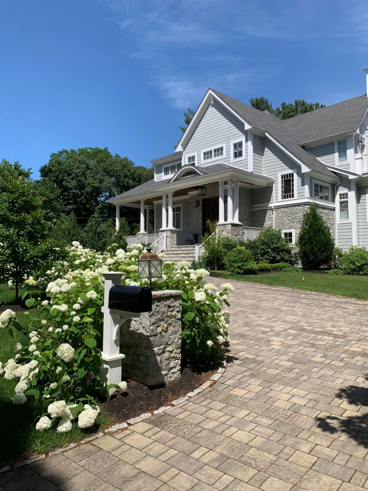 Lynnfield, MA New House Landscape by Sallie Hill Design, Landscape Architect - Photo 3