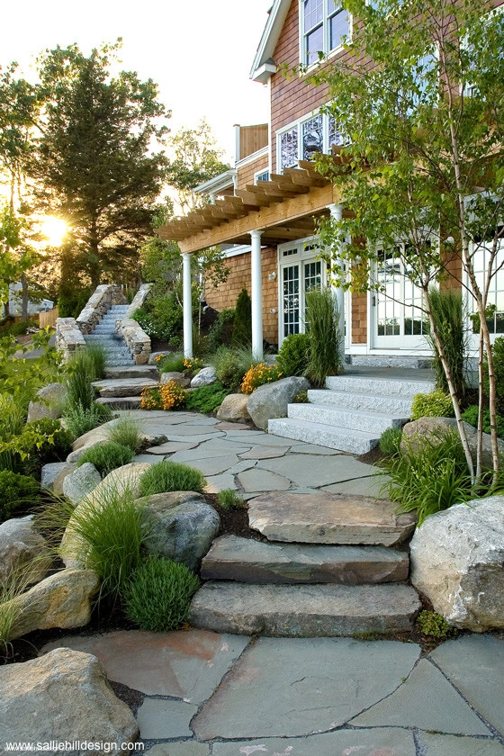 Webster, MA-Lake House Full Property Design by Sallie Hill Design, Landscape Architect - Photo 5