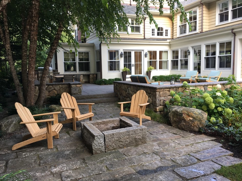 Winchester, MA -Full Landscape Design by Sallie Hill Design, Landscape Architect - Photo 4