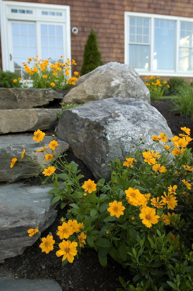 Webster, MA-Lake House Full Property Design by Sallie Hill Design, Landscape Architect - Photo 4