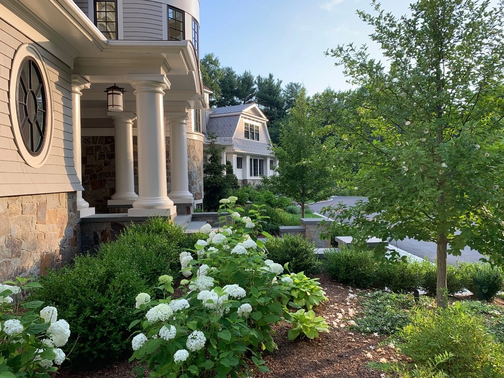 Westwood, MA Full site and Landscape Plan by Sallie Hill Design, Landscape Architect - Photo 9