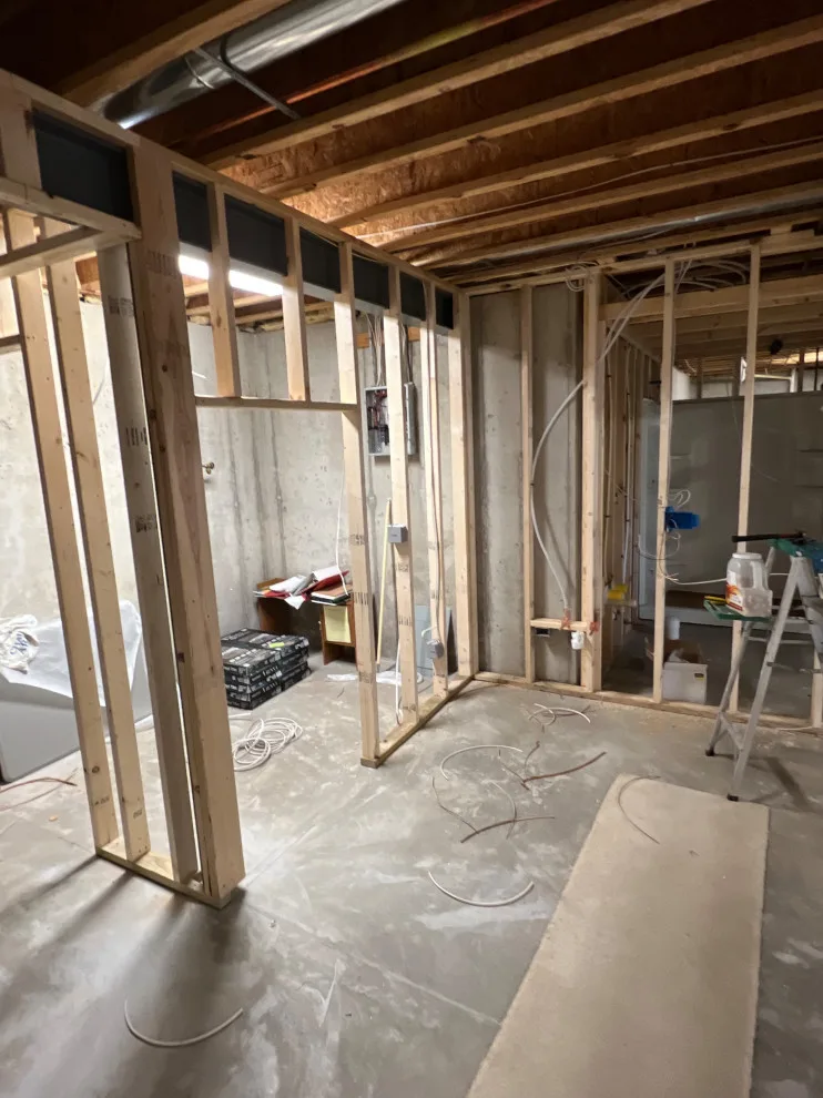 Basement Structure Framing by IMG Construction Services - Photo 12
