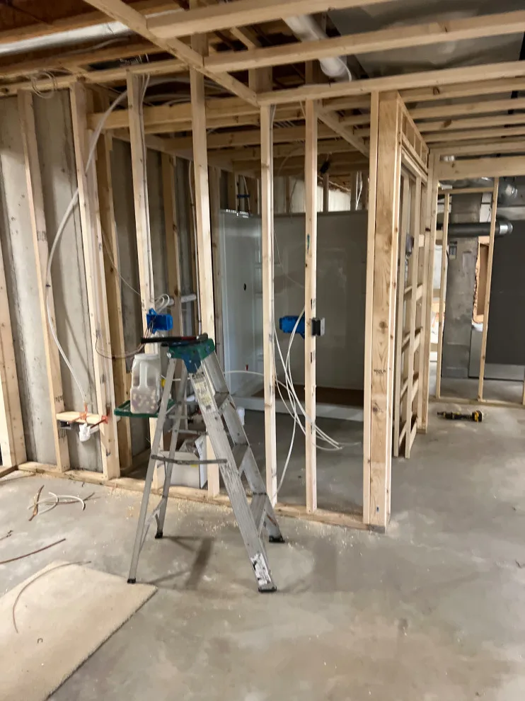 Basement Structure Framing by IMG Construction Services - Photo 7