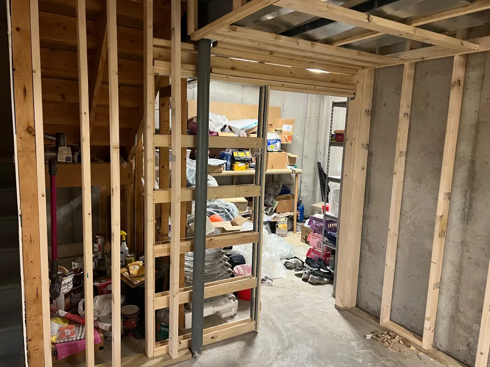 Basement Structure Framing by IMG Construction Services - Photo 3