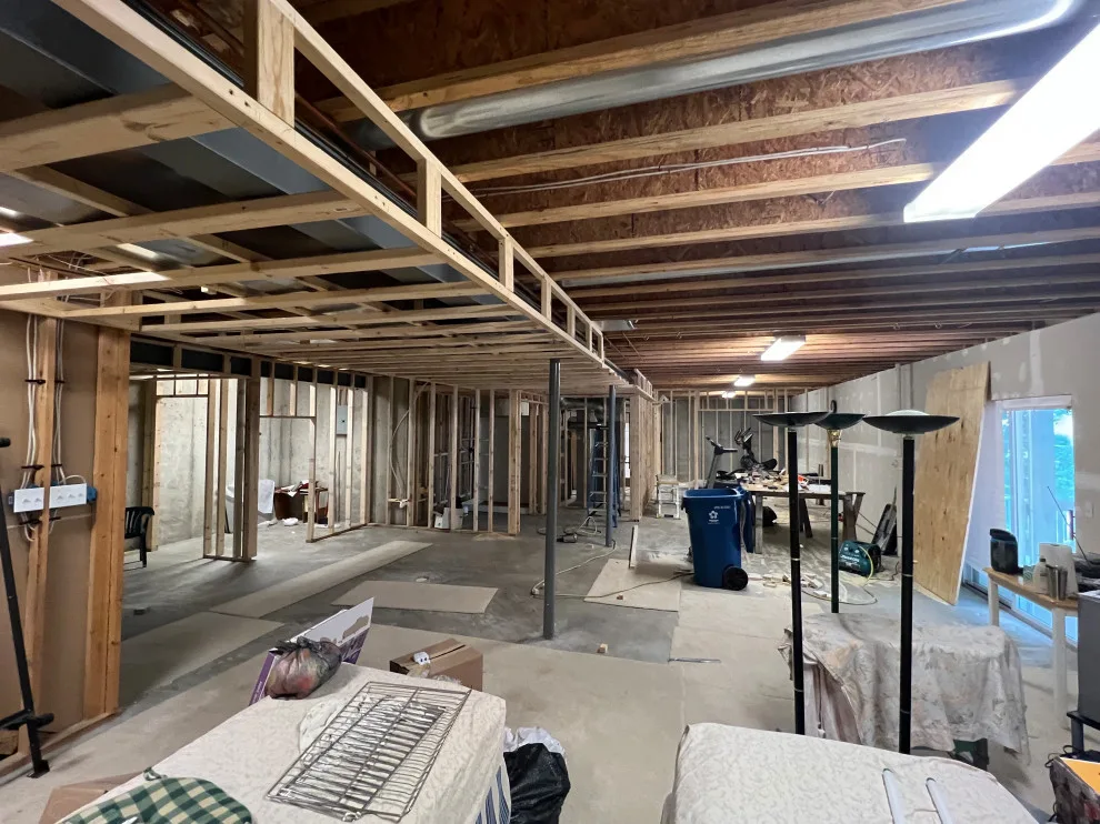 Basement Structure Framing by IMG Construction Services - Photo 5