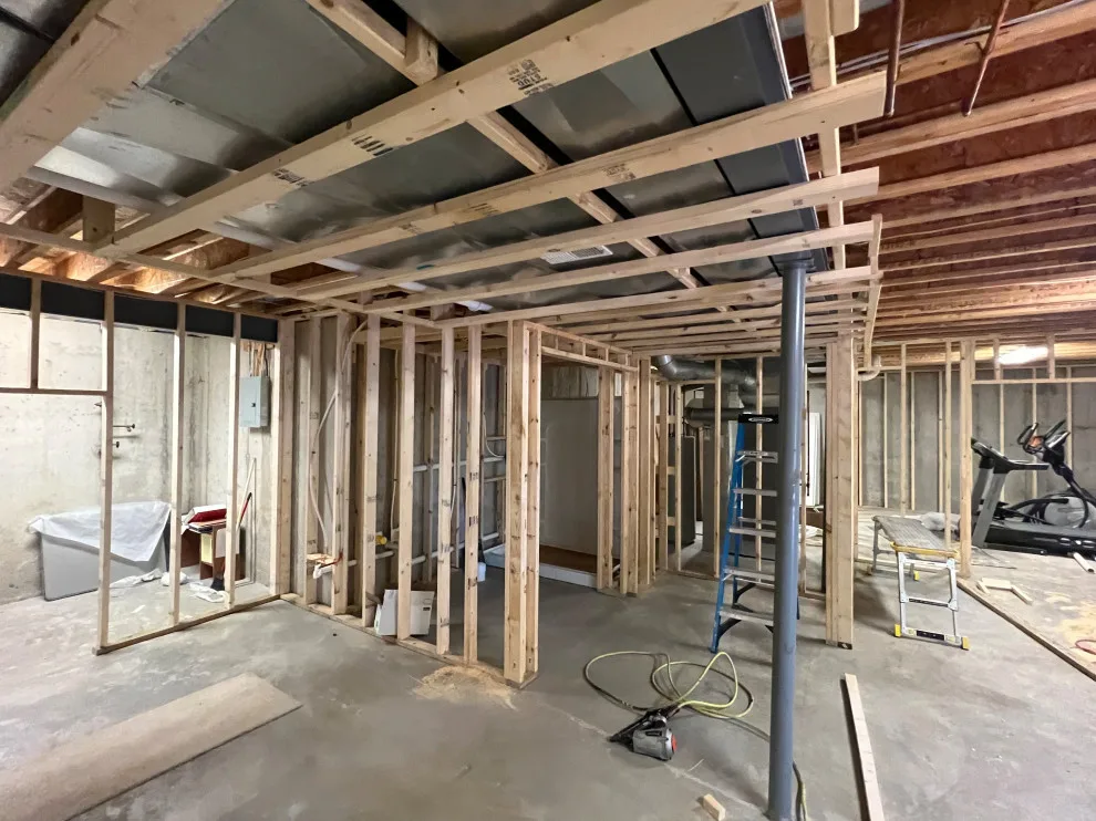 Basement Structure Framing by IMG Construction Services - Photo 6