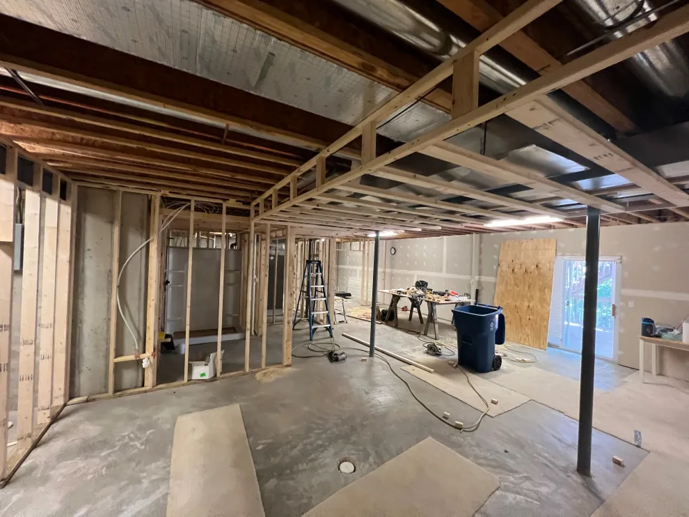 Basement Structure Framing by IMG Construction Services - Photo 11