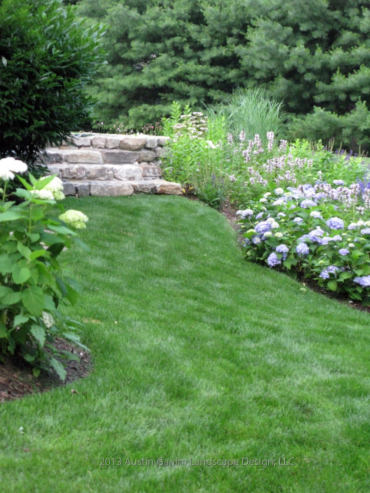 Blue and White Poolside Garden - Westport, CT by Austin Ganim Landscape Design, LLC - Photo 3