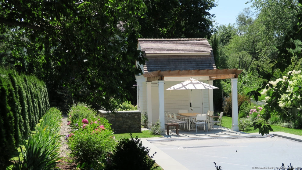 Petite Pool Garden - Westport, CT by Austin Ganim Landscape Design, LLC - Photo 12