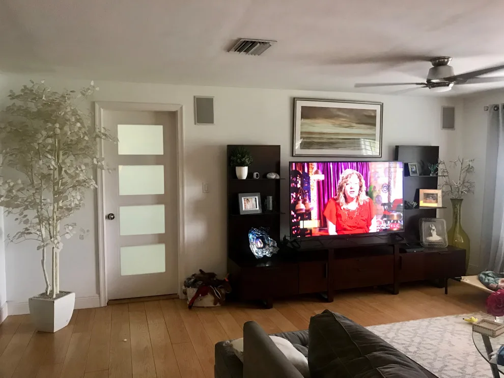 Family Room Entertainment Wall Transformation by Carrie Cross/Carlton Naumann Homes - Photo 8