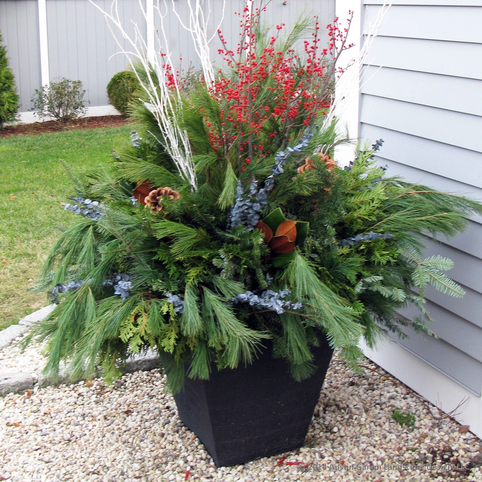 Seasonal Winter Decor & Containers - Fairfield County by Austin Ganim Landscape Design, LLC - Photo 32