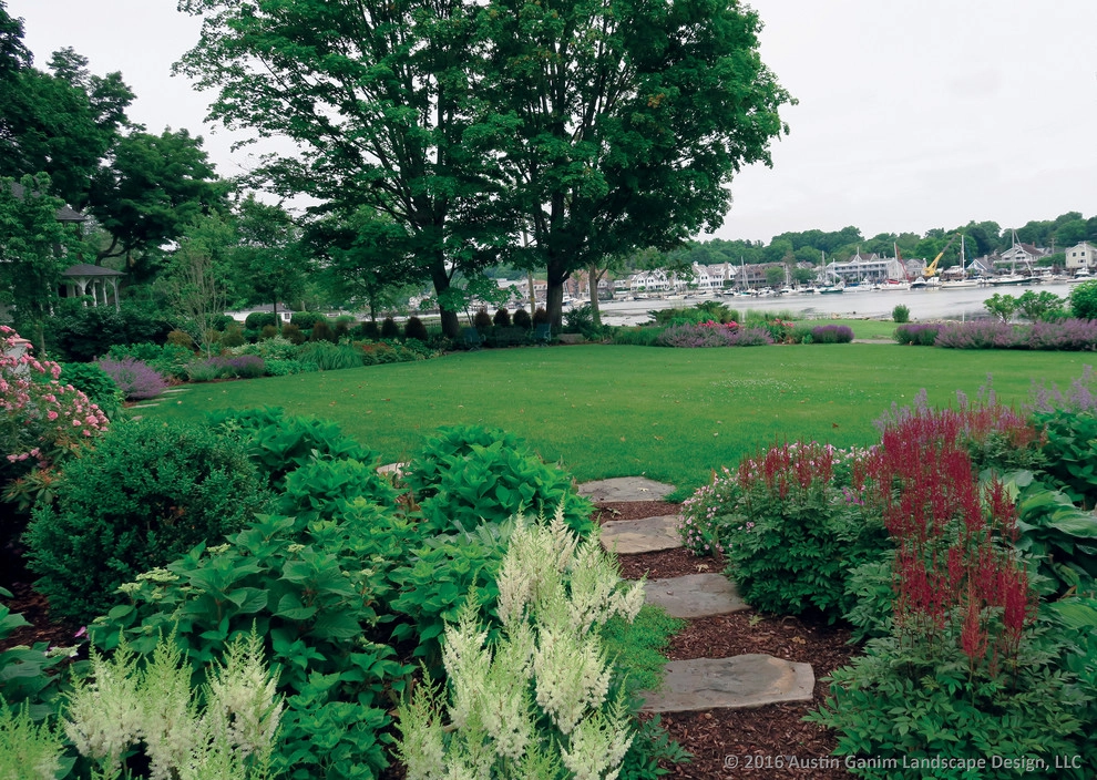 Circular Waterfront Garden - Darien, CT by Austin Ganim Landscape Design, LLC - Photo 2