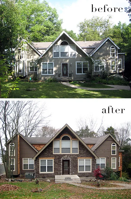 Stone and Cedar Exterior Revamp by Stratton Exteriors - Photo 2
