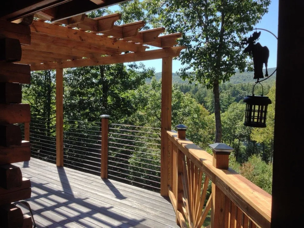 Pergola and Stainless Steel Cable Railing Installation by Alan Mann Construction, LLC - Photo 4