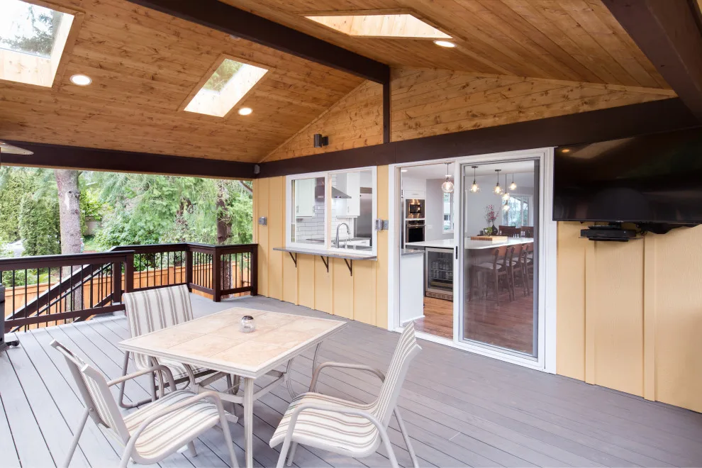 Coastal Kitchen and Deck Renovation by Northlight Custom Builders, LLC - Photo 8