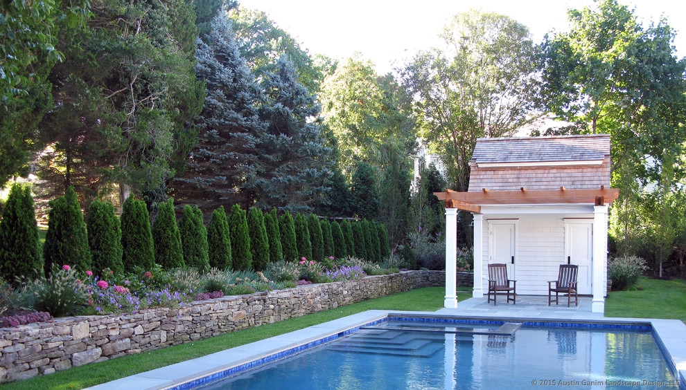 Petite Pool Garden - Westport, CT by Austin Ganim Landscape Design, LLC - Photo 10