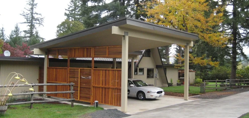 A-Frame Home Carport and Front Entry by Matt White, Neil Kelly Company - Photo 2