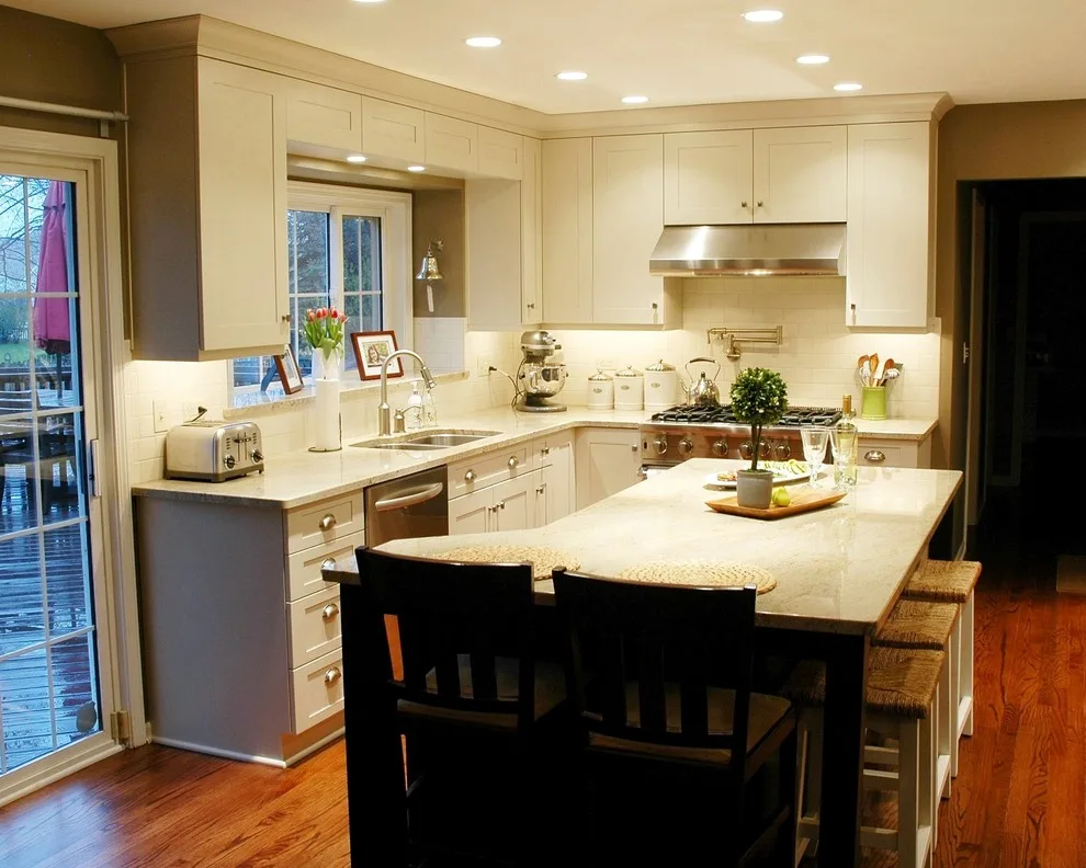 Pristine - White Shaker Kitchen in Naperville, IL by Adam Hartig by Adam Hartig - Photo 4