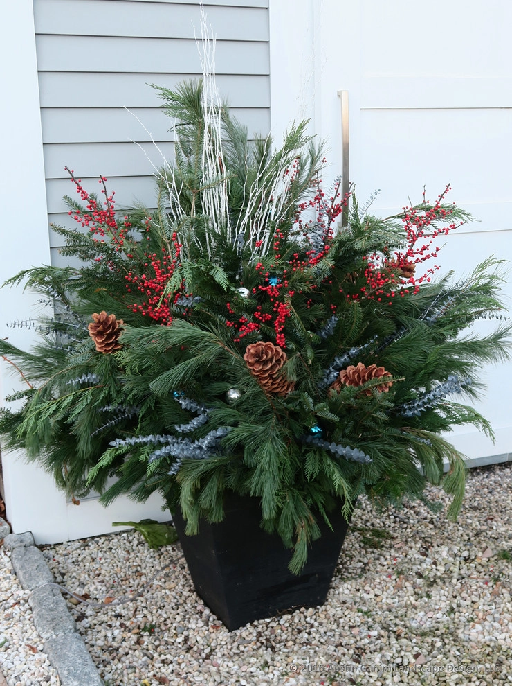 Seasonal Winter Decor & Containers - Fairfield County by Austin Ganim Landscape Design, LLC - Photo 31