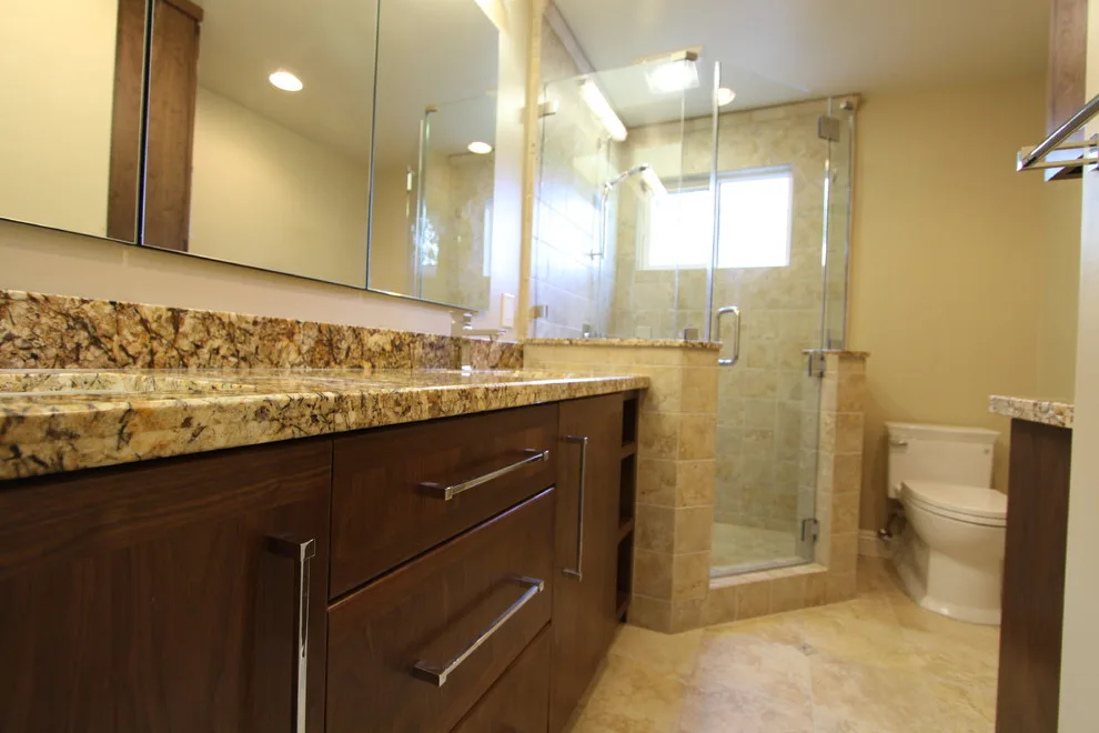 Modern Bathroom Renovation by Nunley Custom Homes - Photo 2
