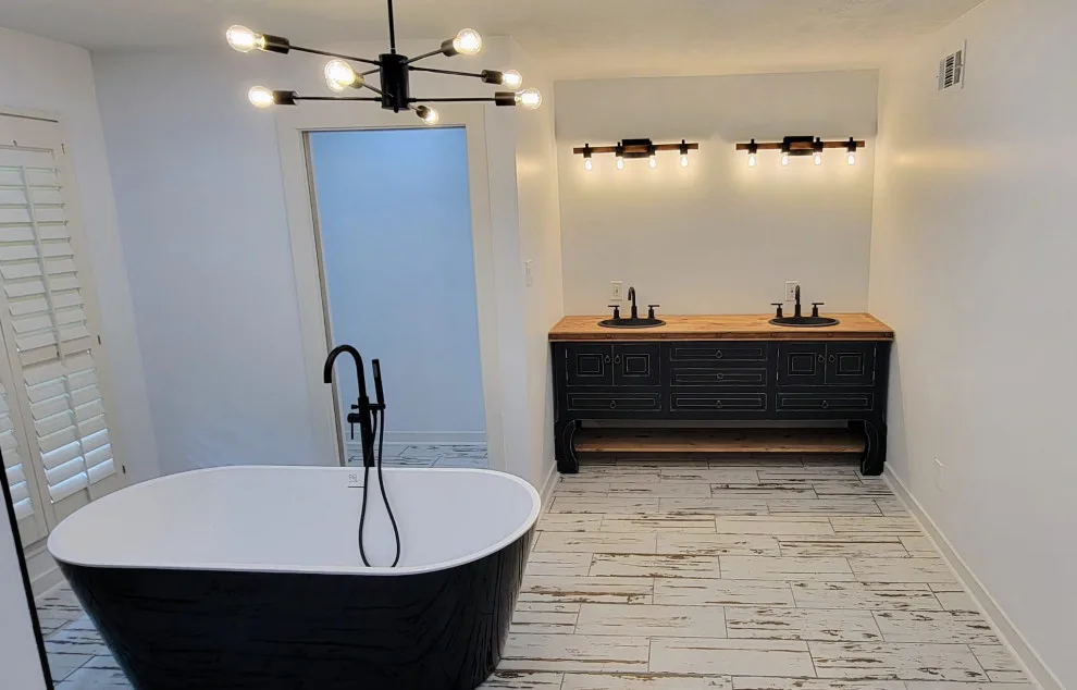 Transformation: Master Bedroom and Bath to Expansive Master Bathroom by Texan Builder Operations - Photo 3