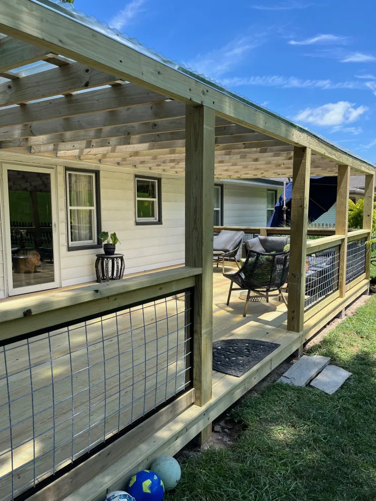 Ground-Level Deck Enclosure in Lake Waukomis, MO by Elite One, Inc. - Photo 3