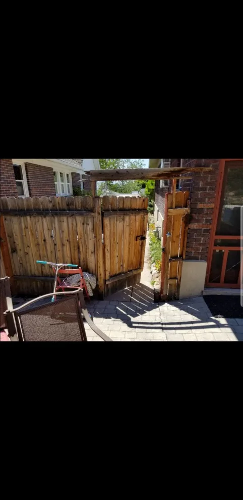 BACKYARD BARN DOOR ENTRANCE by Preferred Aluminum & Remodeling Inc. - Photo 3