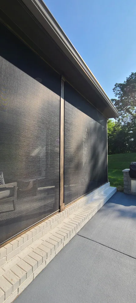 Bespoke fireplace, masonry, and screened porch by Stratton Exteriors - Photo 10