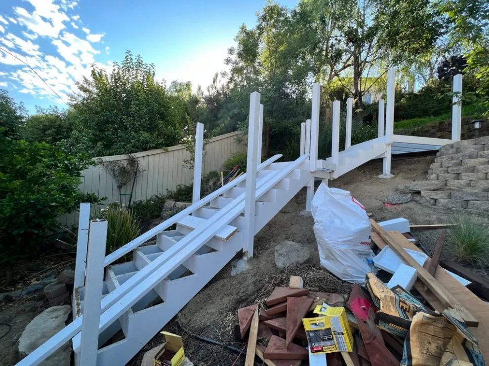 Personalized Composite Outdoor Steps by AJM Construction & Repairs - Photo 3