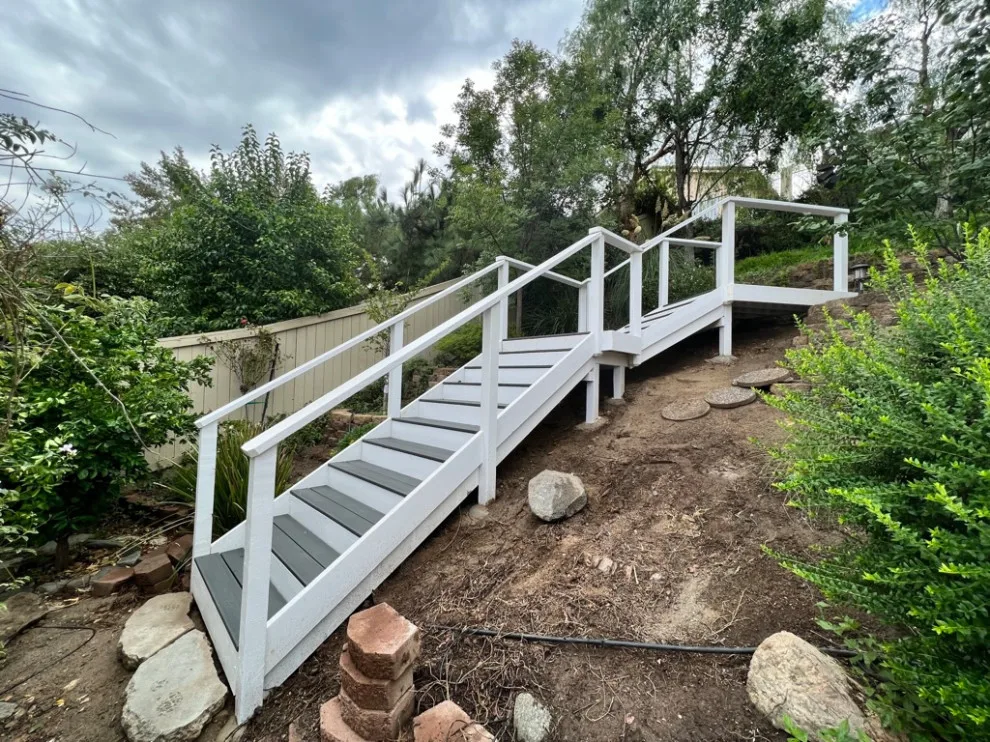 Personalized Composite Outdoor Steps by AJM Construction & Repairs - Photo 4