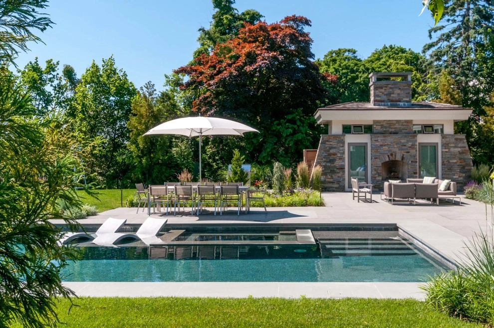 Rye Waterfront Pool and Landscape by Sean Jancski Landscape Architects LLC - Photo 11