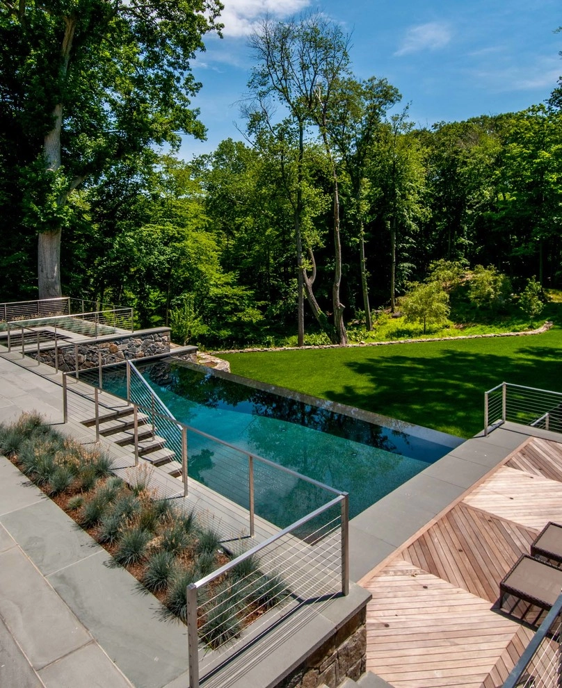 Westchester Transitional Landscape and Pool by Sean Jancski Landscape Architects LLC - Photo 5