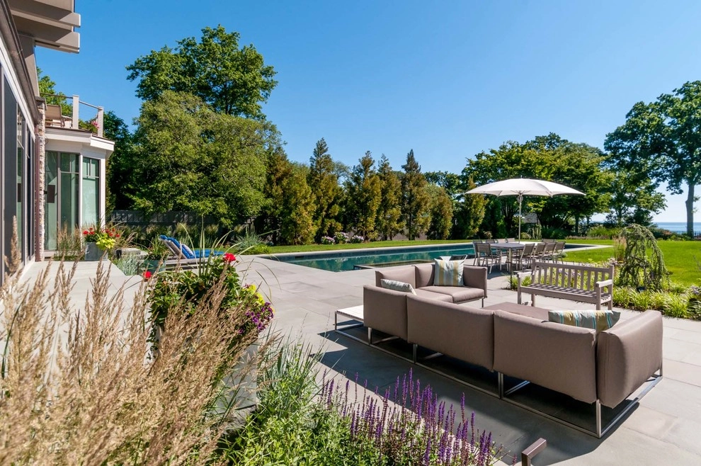 Rye Waterfront Pool and Landscape by Sean Jancski Landscape Architects LLC - Photo 9