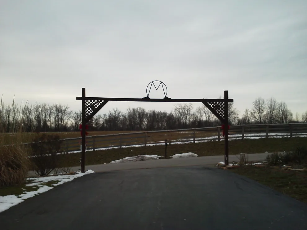 Personalized ranch gate sign by Burris & Associates, LLC - Photo 2