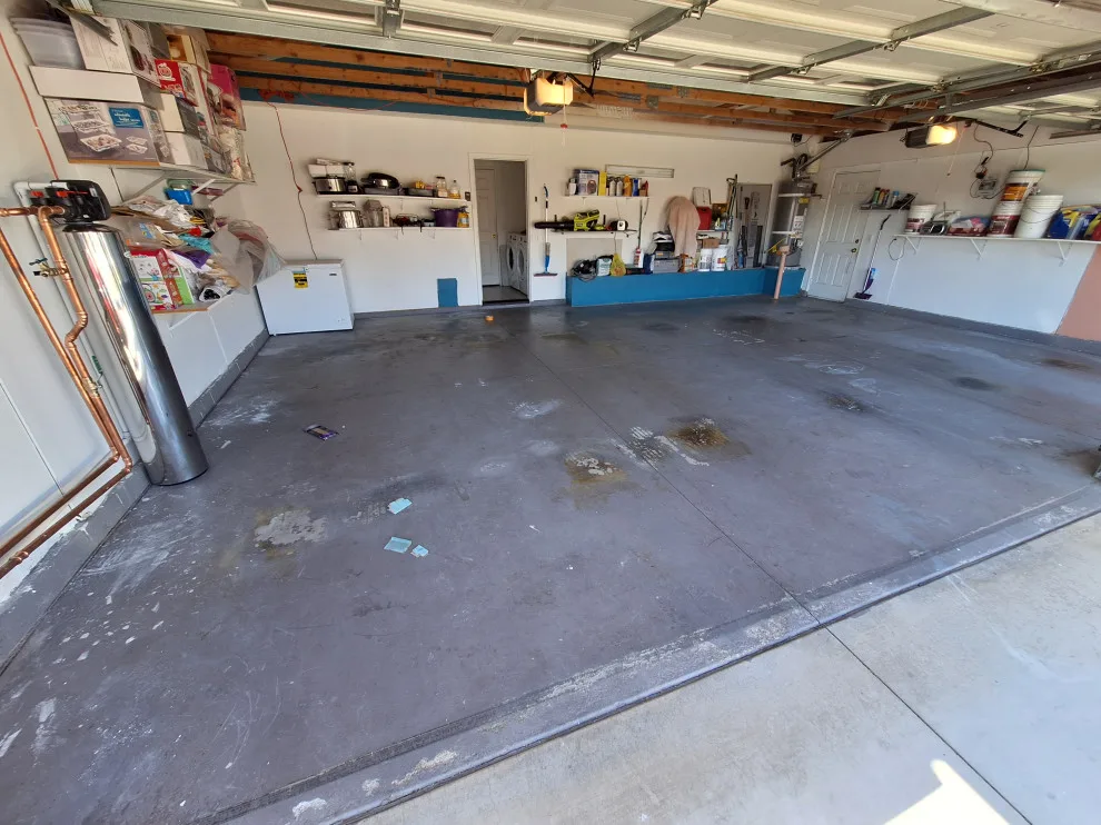 epoxy coating for 2½ car garage by Rigos Painting Services - Photo 2