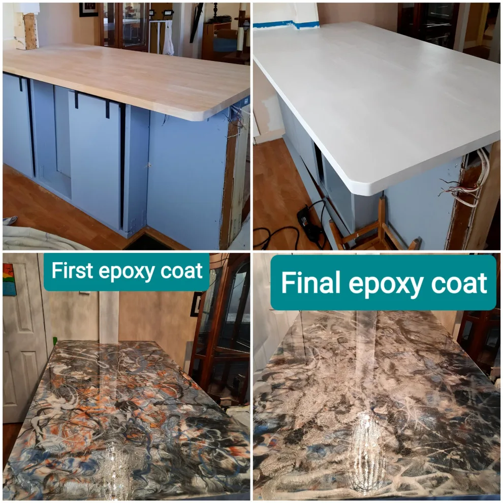 Epoxy surfaces and kitchen islands by Valeria Home Improvements - Photo 4