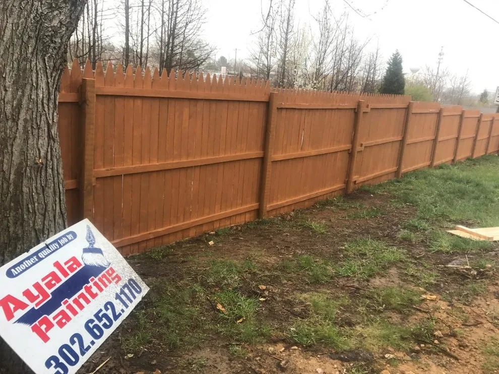 Outdoor Timber Fence by Ayala Painting, LLC - Photo 2