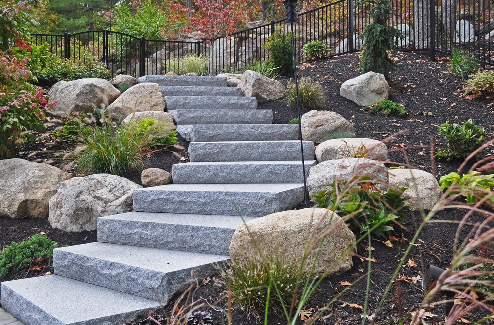 Stone Steps & Landings by Seoane Landscape Design - Photo 32