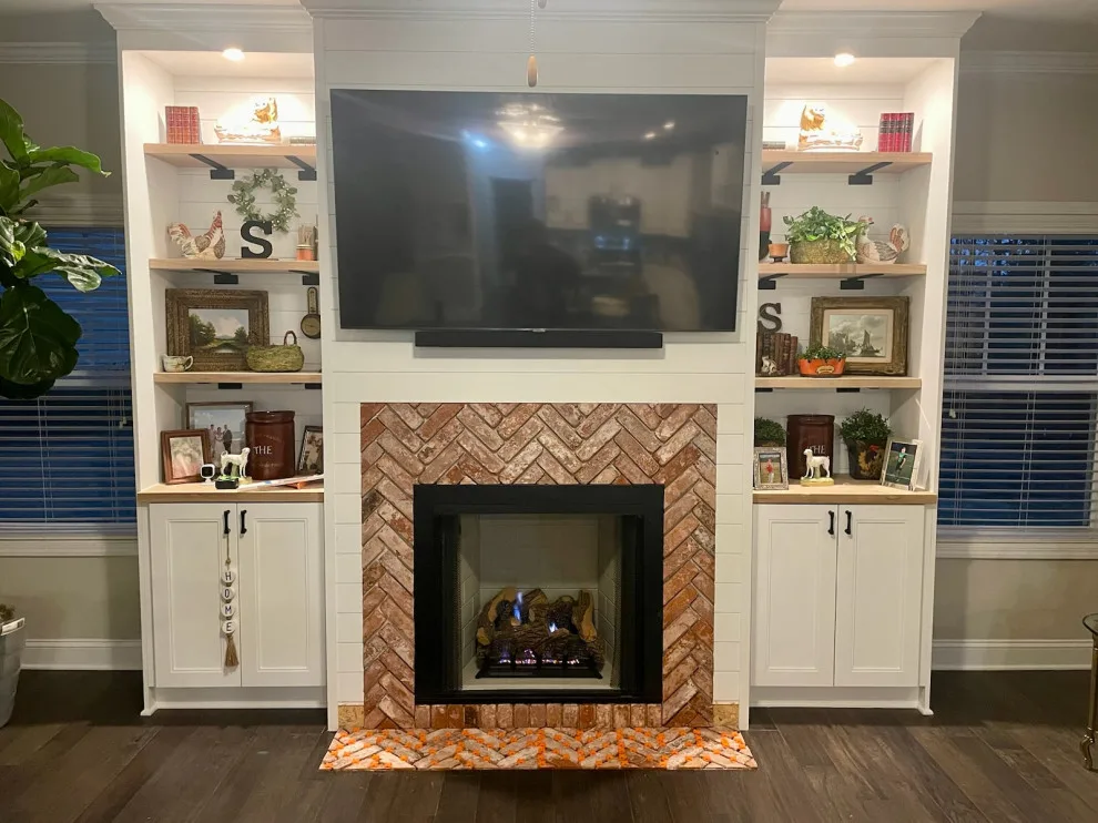 Fireplace enhancements by RTR Homes - Photo 5