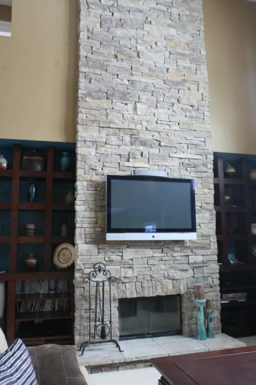 Bookshelf Fireplaces by HX Home Solutions And North Star Stone - Photo 4
