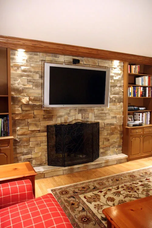 Bookshelf Fireplaces by HX Home Solutions And North Star Stone - Photo 7